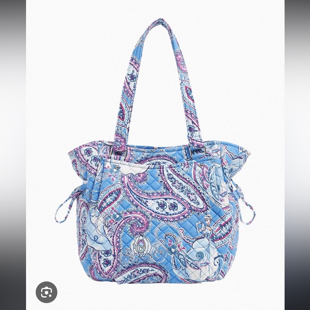 Vera Bradley Disney Glenna Satchel- Cinderella Paisley NWT